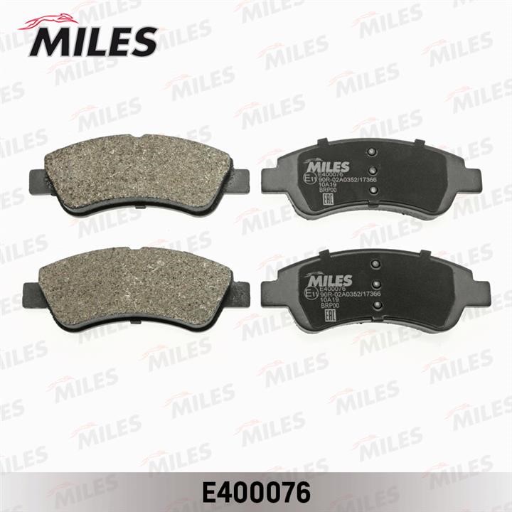 Miles E400076 Brake Pad Set, disc brake E400076