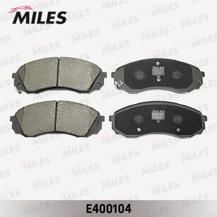 Miles E400104 Brake Pad Set, disc brake E400104