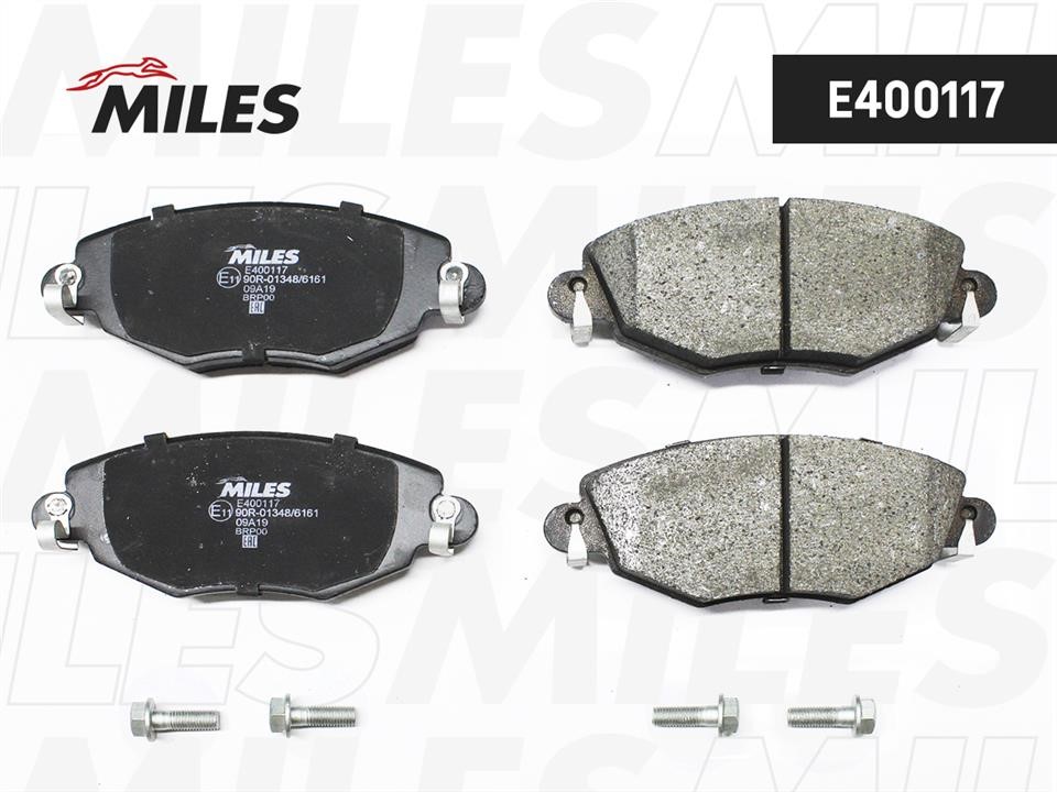Miles E400117 Brake Pad Set, disc brake E400117