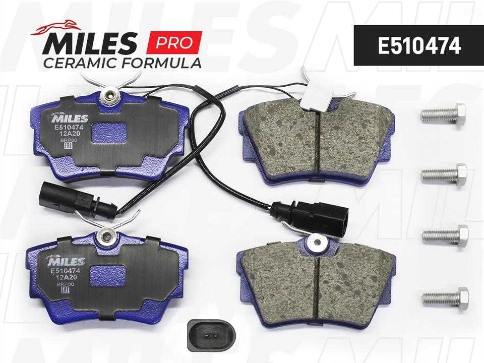 Miles E510474 Brake Pad Set, disc brake E510474