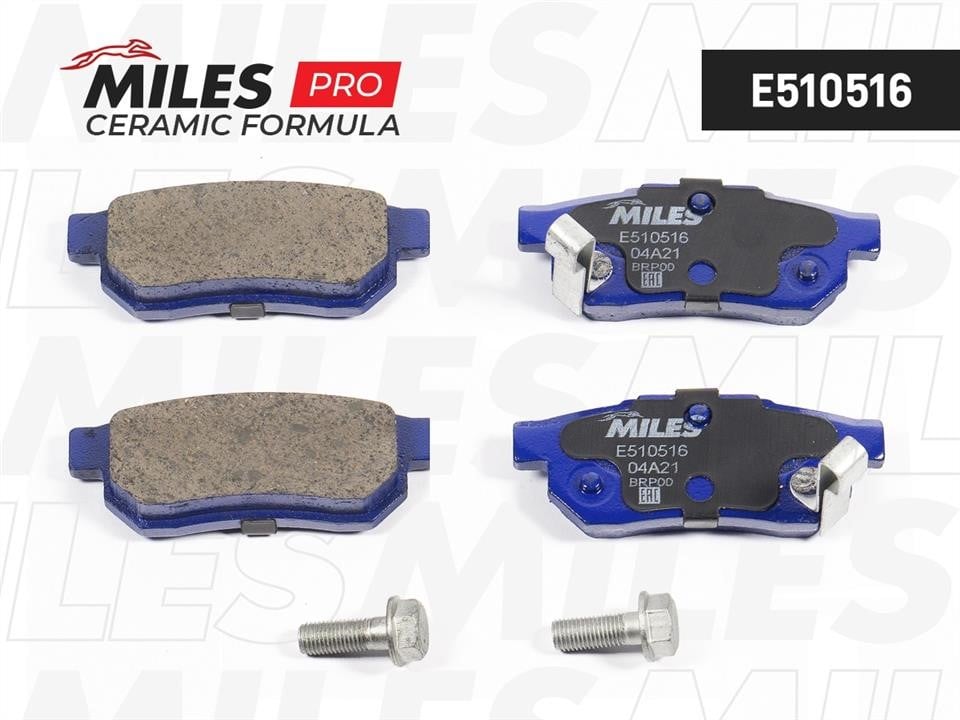 Miles E510516 Brake Pad Set, disc brake E510516