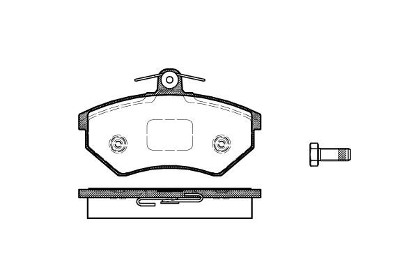 New Blox NB20168T19 Brake Pad Set, disc brake NB20168T19