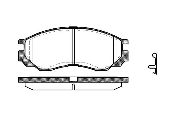 New Blox NB23290N00 Brake Pad Set, disc brake NB23290N00