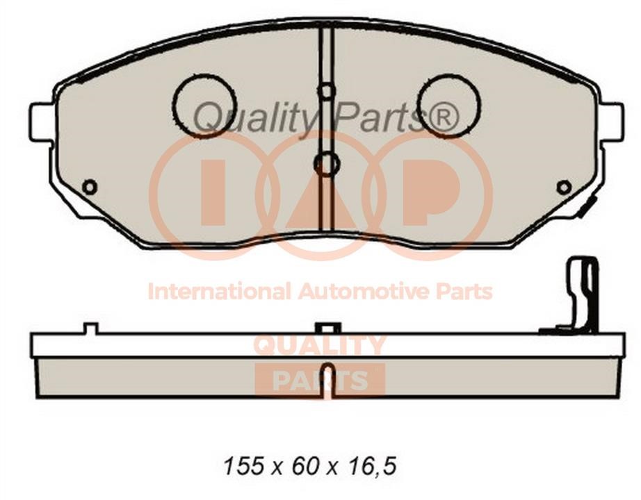 IAP 704-21083G Brake Pad Set, disc brake 70421083G