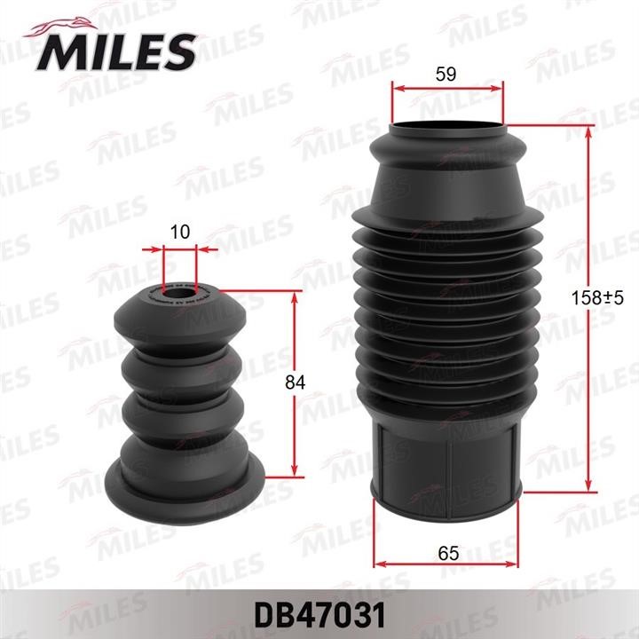 Miles DB47031 Bellow and bump for 1 shock absorber DB47031
