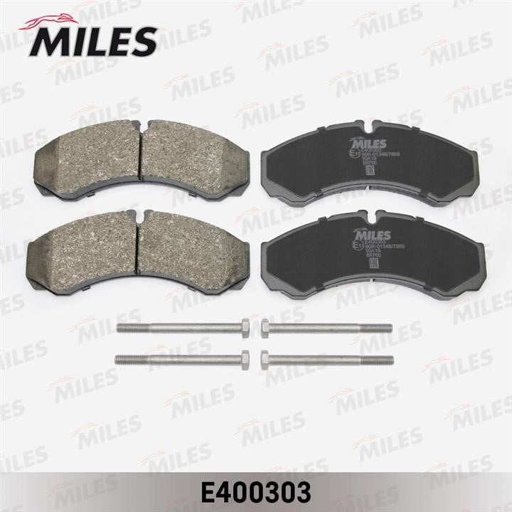 Miles E400303 Brake Pad Set, disc brake E400303