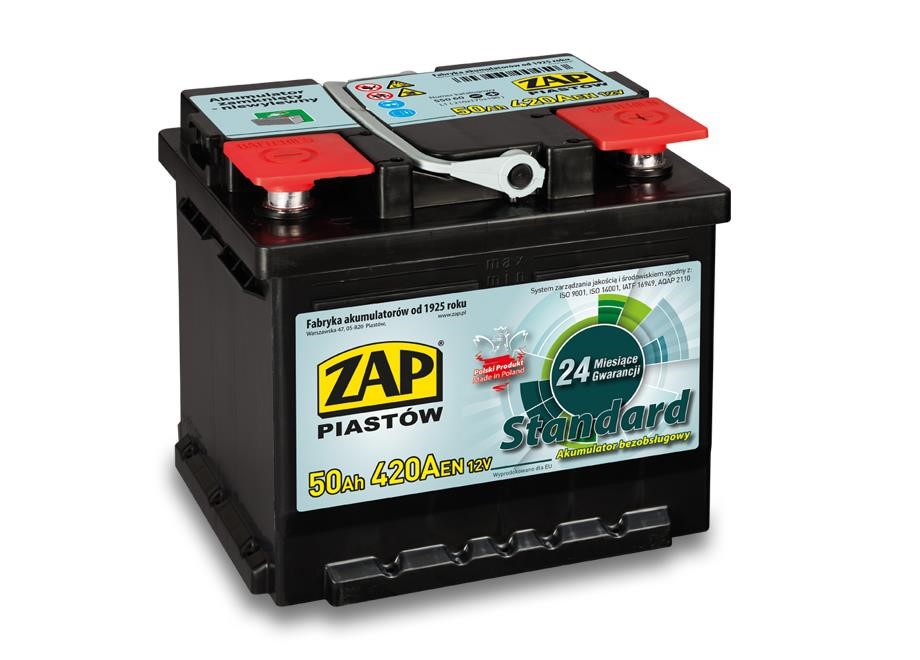ZAP 550 60 Battery ZAP Standard 12V 50Ah 420(EN) R+ 55060
