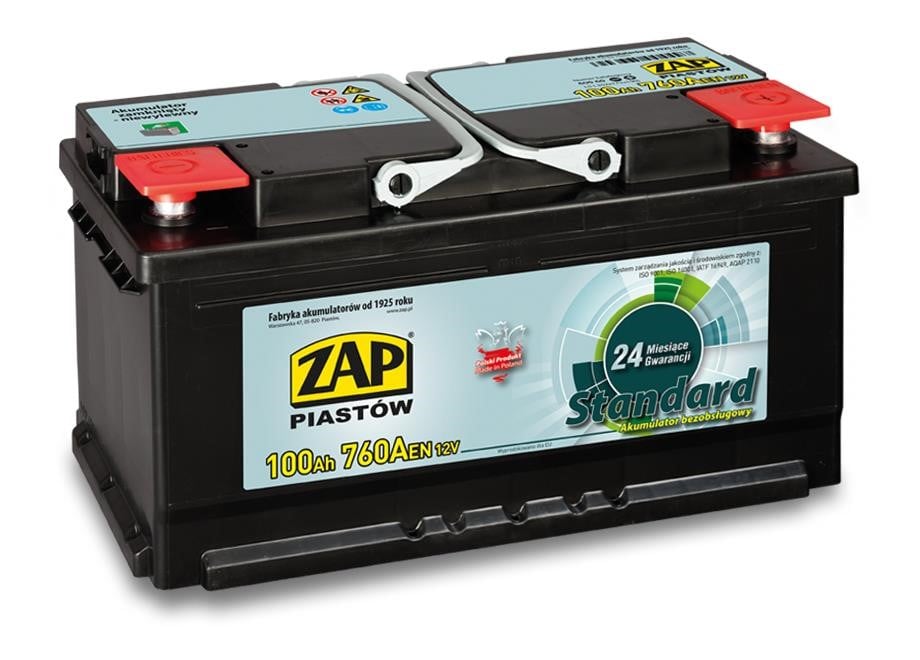 ZAP 600 60 Battery ZAP Standard 12V 100Ah 760(EN) R+ 60060