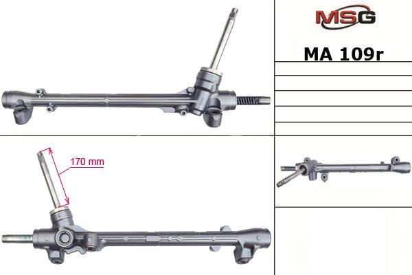 MSG Rebuilding MA109R Steering rack without power steering restored MA109R