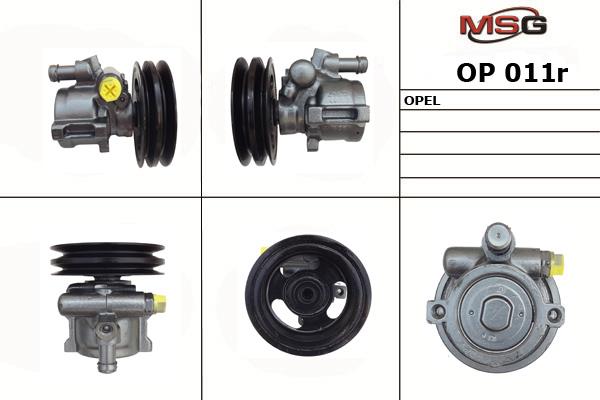 MSG Rebuilding OP011R Power steering pump reconditioned OP011R