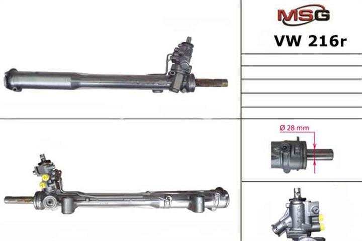 Steering rack Audi Q7: VW216R MSG Rebuilding Power steering restored