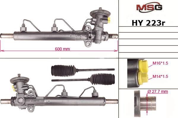 Rack and pinion steering Hyundai: HY223R MSG Rebuilding Power steering restored
