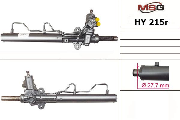 Rack and pinion Hyundai Tucson: HY215R MSG Rebuilding Power steering restored