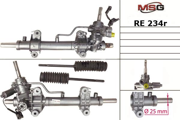 Rack and pinion steering Renault Laguna: RE234R MSG Rebuilding Power steering restored