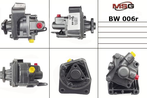 MSG Rebuilding BW006R Power steering pump reconditioned BW006R