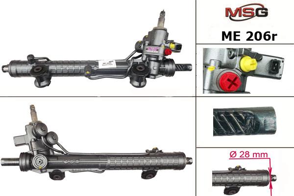 Steering rack Mercedes E-Class: ME206R MSG Rebuilding Power steering restored