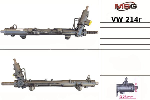 Rack and pinion Volkswagen Multivan: VW214R MSG Rebuilding Power steering restored