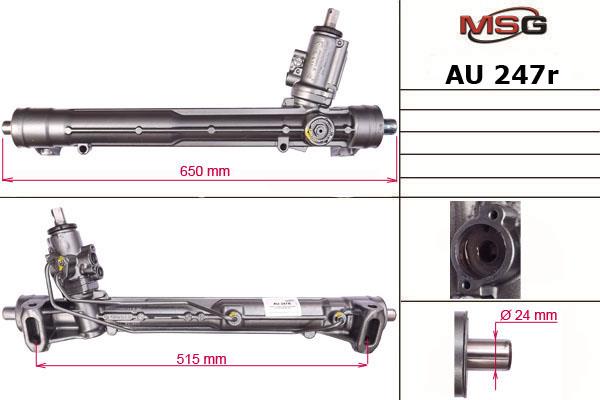AU247R MSG Rebuilding Power steering restored
