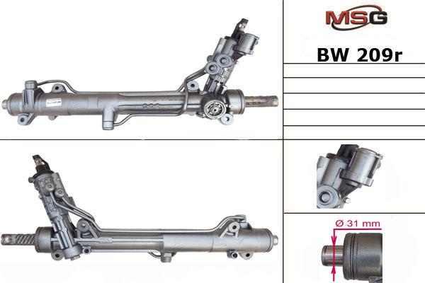 Rack and pinion BMW: BW209R MSG Rebuilding Power steering restored