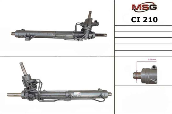 CI210R MSG Rebuilding Power steering restored