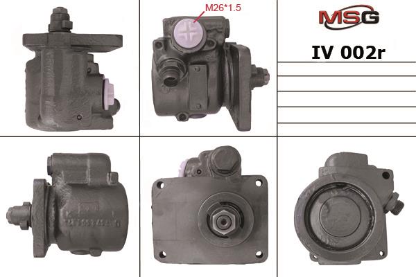 MSG Rebuilding IV002R Power steering pump reconditioned IV002R