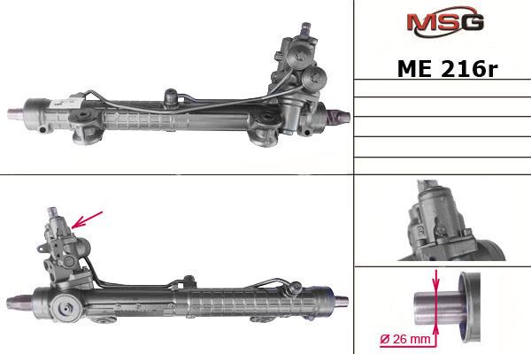 Rack and pinion Mercedes C-Class: ME216R MSG Rebuilding Power steering restored