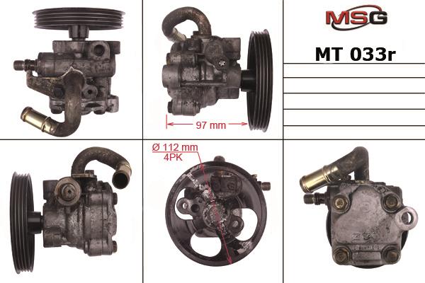 MSG Rebuilding MT033R Power steering pump reconditioned MT033R
