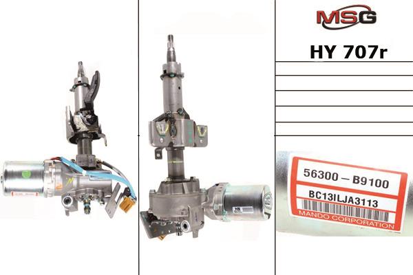 MSG Rebuilding HY707R Steering column HY707R