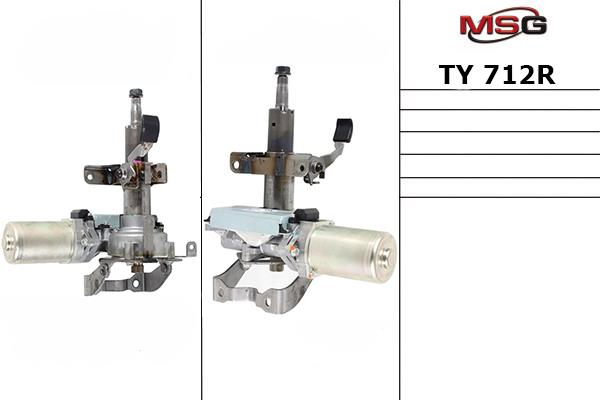 MSG Rebuilding TY712R Steering column TY712R