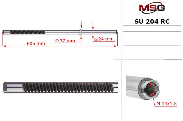 MSG Rebuilding SU204RC Steering rack rod SU204RC