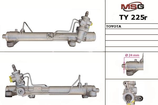 Steering rack Toyota Corolla: TY225R MSG Rebuilding Power steering restored