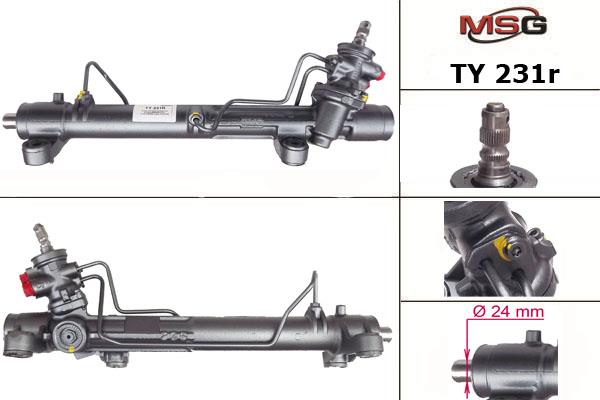 Steering rack Toyota: TY231R MSG Rebuilding Power steering restored