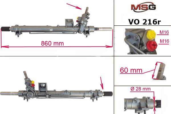 Rack and pinion Volvo XC90: VO216R MSG Rebuilding Power steering restored