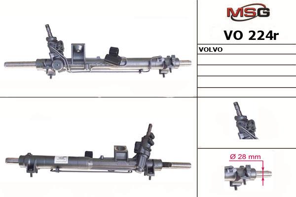 Rack and pinion Volvo V70: VO224R MSG Rebuilding Power steering restored