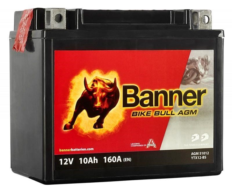 Banner 021510120100 Battery Banner Bike Bull AGM 12V 10Ah 160A(EN) L+ 021510120100