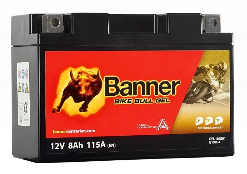 Banner 023508010101 Battery Banner Bike Bull GEL 12V 8Ah 115A(EN) L+ 023508010101