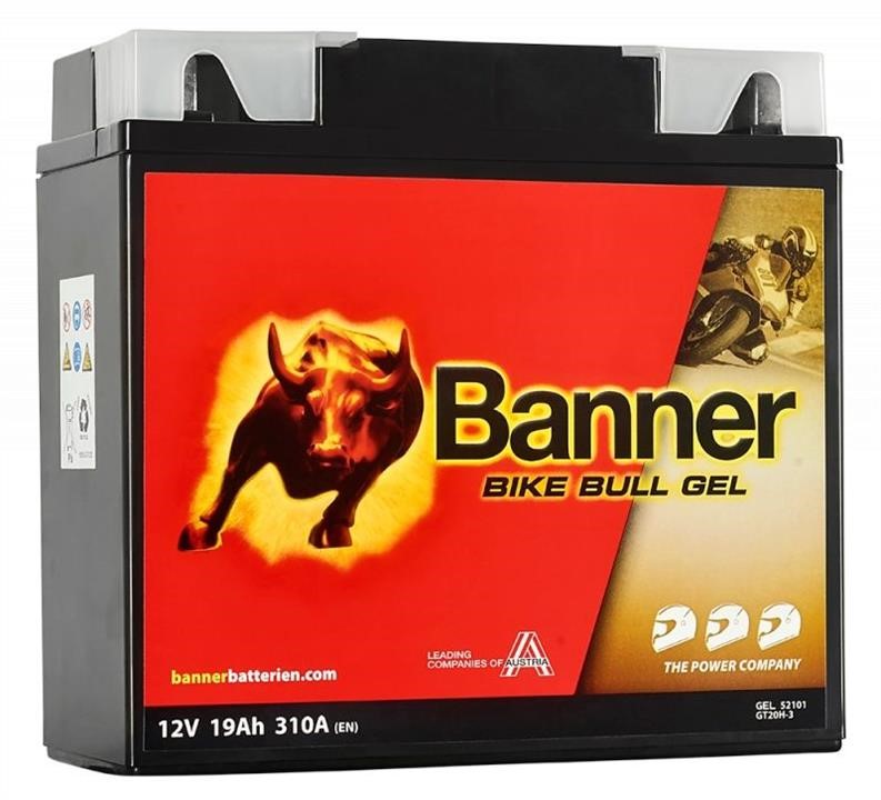 Banner 023521010101 Battery Banner Bike Bull GEL 12V 19Ah 310A(EN) R+ 023521010101