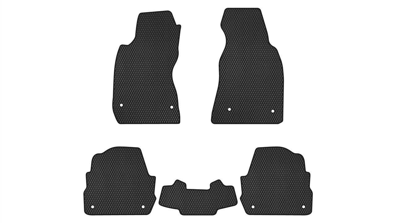 EVAtech AU31012CG5AV8RBB Floor mats for Audi A6 (2001-2004), schwarz AU31012CG5AV8RBB