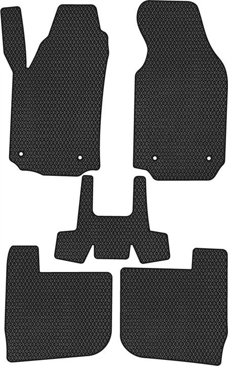 EVAtech AU1415CV5AV4RBB Floor mats for Audi A6 (1994-1997), black AU1415CV5AV4RBB