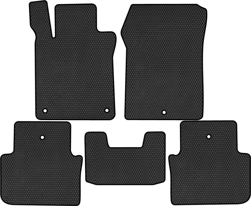EVAtech AA1551C5RBB Floor mats for Acura TLX (2014-2020), schwarz AA1551C5RBB