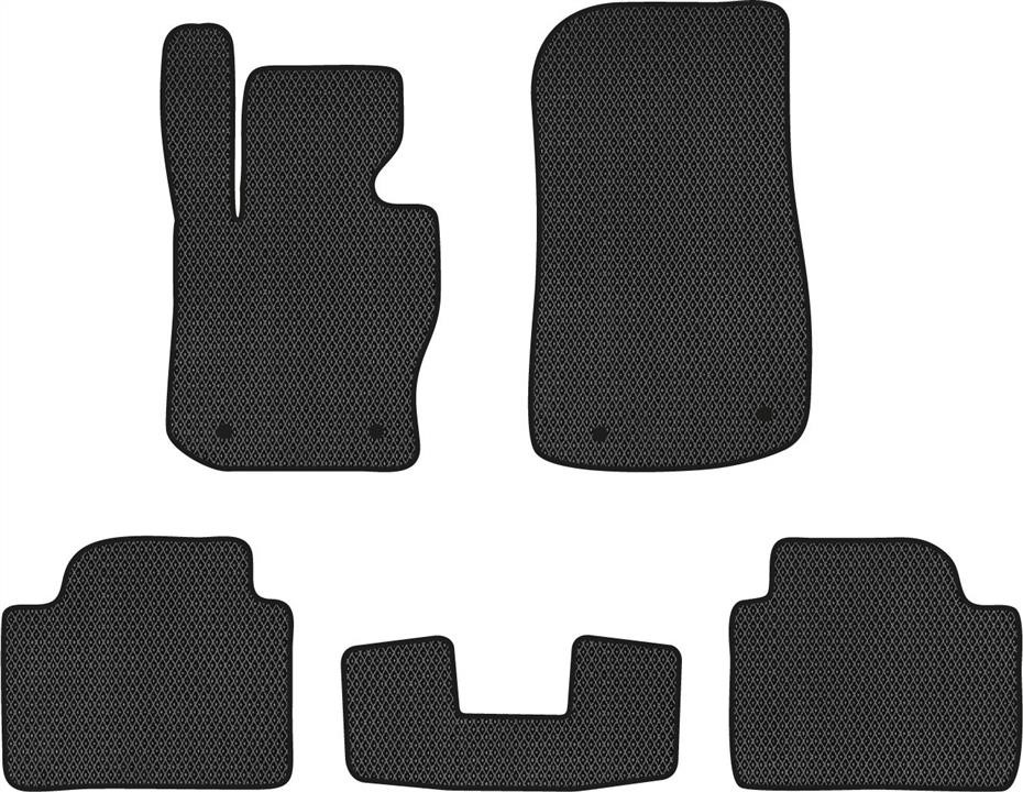 EVAtech BM21010C5BW4RBB Floor mats for BMW 4 Series (2014-2020), black BM21010C5BW4RBB