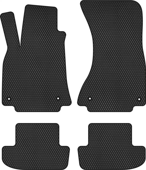 EVAtech AU3883P4AV4RBB Floor mats for Audi A5 (2007-2011), schwarz AU3883P4AV4RBB