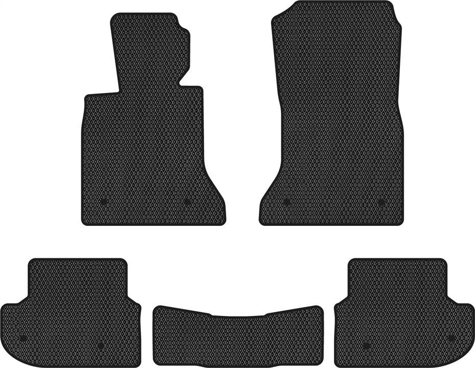EVAtech BM31056CB5BW8RBB Floor mats for BMW 5 Series (2010-2013), black BM31056CB5BW8RBB
