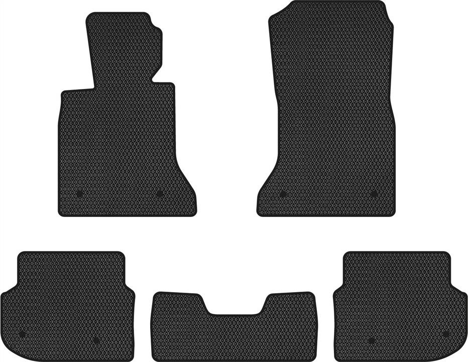 EVAtech BM31057CB5BW8RBB Floor mats for BMW 5 Series (2010-2013), black BM31057CB5BW8RBB