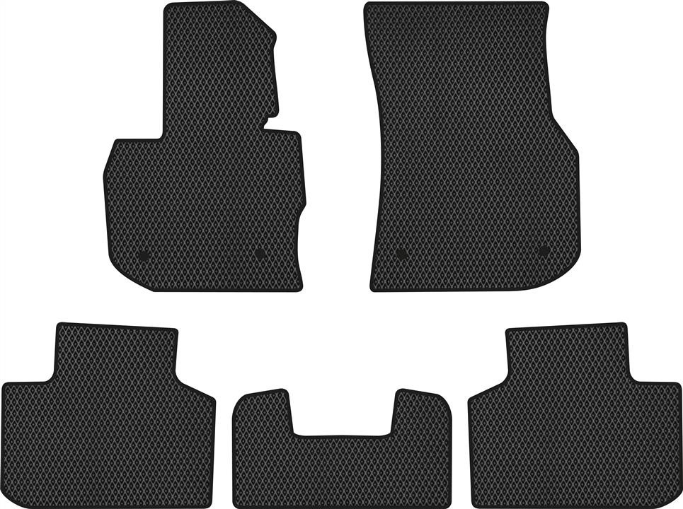 EVAtech BM1421CB5BW4RBB Floor mats for BMW X4 (2018-), schwarz BM1421CB5BW4RBB