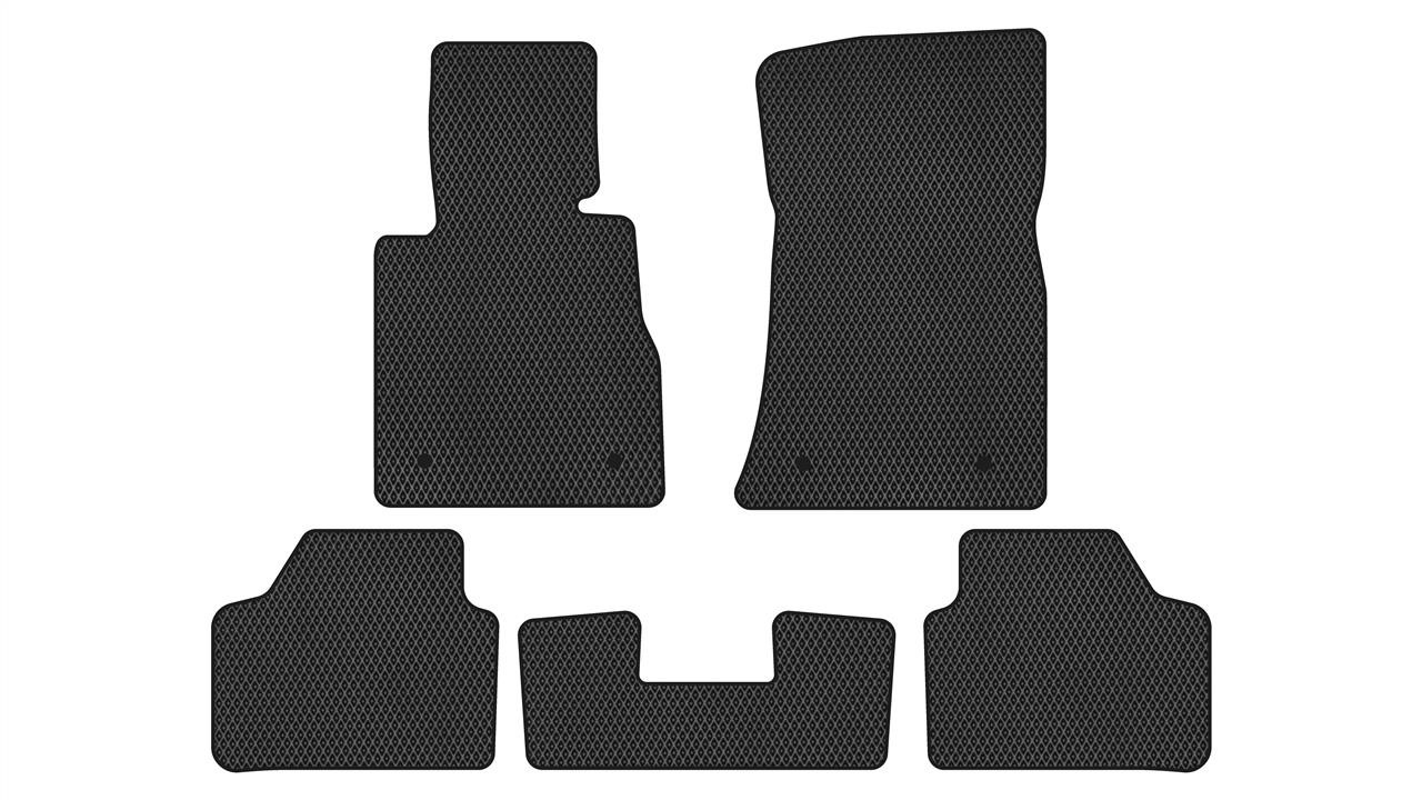 EVAtech BM316CB5BW4RBB Floor mats for BMW X1 (2009-2015), black BM316CB5BW4RBB