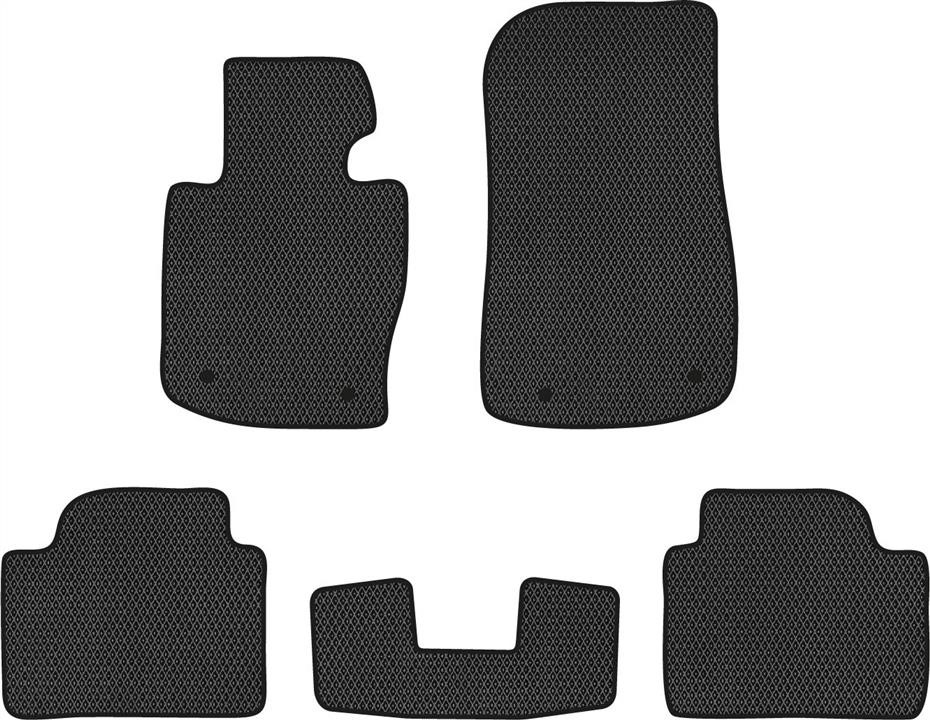 EVAtech BM21010CB5BW4RBB Floor mats for BMW 4 Series (2014-2020), black BM21010CB5BW4RBB