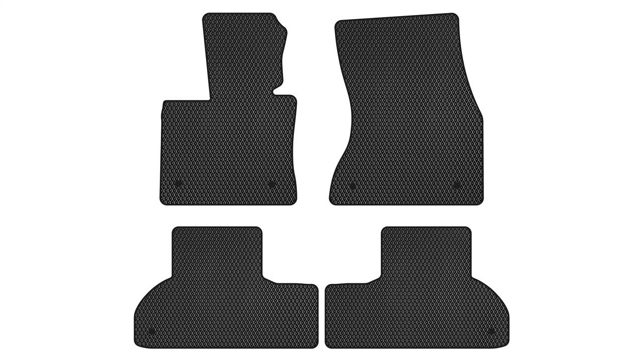 EVAtech BM330PB4BW6RBB Floor mats for BMW X5 (2013-2018), black BM330PB4BW6RBB