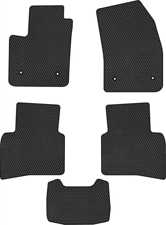 EVAtech CC1422CB5FC4RBB Floor mats for Cadillac XT4 (2018-), schwarz CC1422CB5FC4RBB