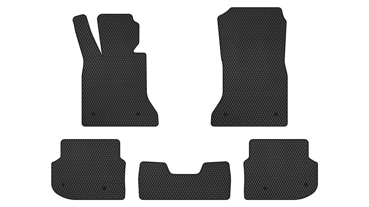 EVAtech BM31055C5BW8RBB Floor mats for BMW 5 Series (2010-2013), black BM31055C5BW8RBB